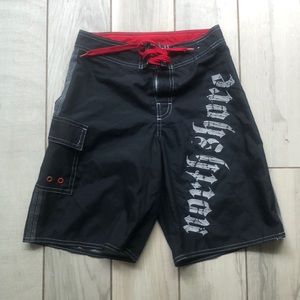 Old navy medium boys unlined swim trunks